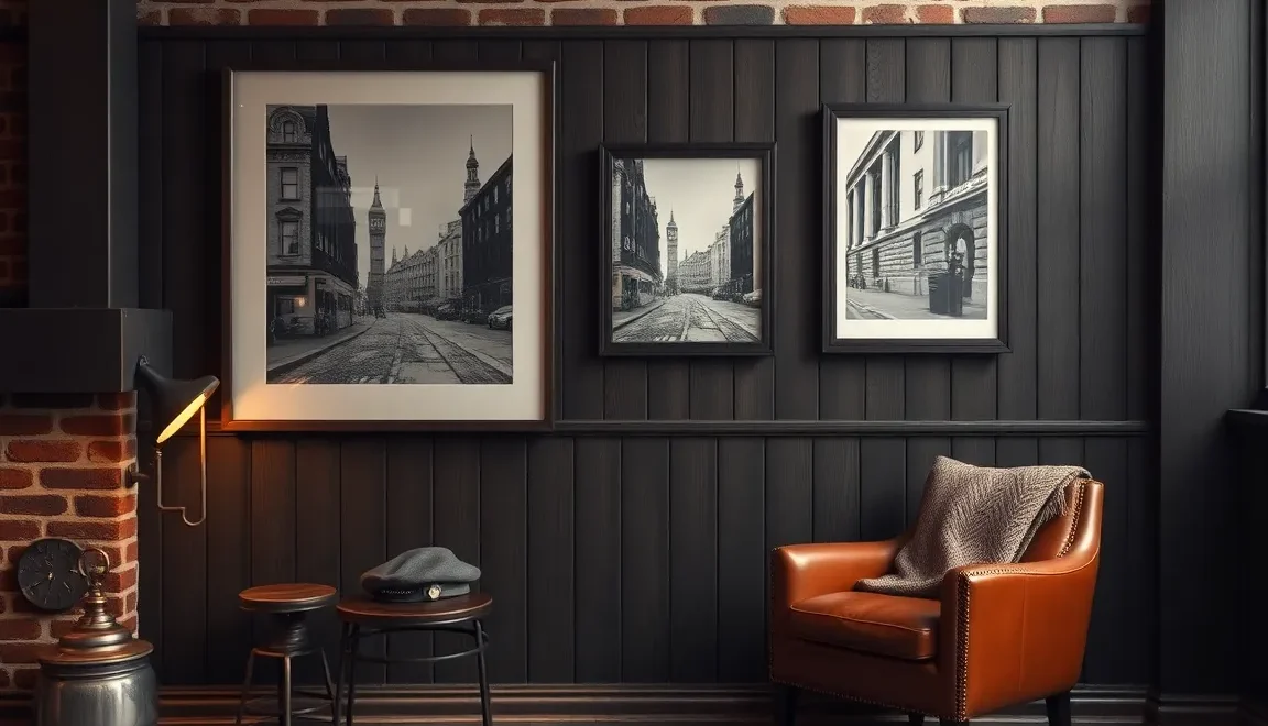 Wanddecoratie geïnspireerd op Peaky Blinders: ruig, stijlvol en verrassend tijdloos